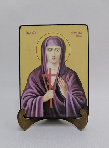 Валентина Минская, блаженная, 15x20х3 см, арт Ид25412-2 Валентина Минская, блаженная, 15x20х3 см, арт Ид25412-2