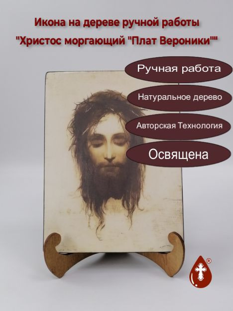 Христос моргающий "Плат Вероники"