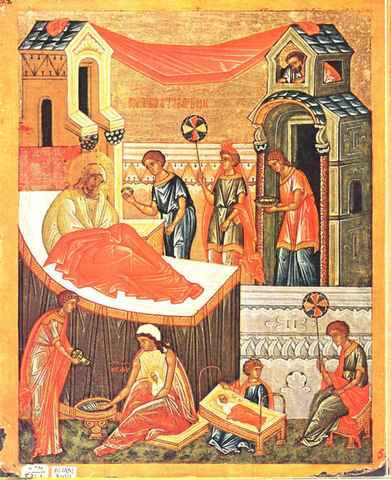 Рождество Богоматери, 12x16x3 см, арт А2943 Рождество Богоматери, 12x16x3 см, арт А2943