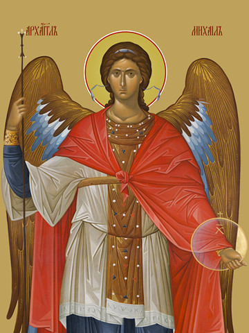 Михаил, архангел, 30x40x4 см, арт Ид25783