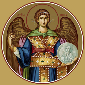 Гавриил, архангел (на Царские врата), 12x16x3 см, арт Ид4541 Гавриил, архангел (на Царские врата), 12x16x3 см, арт Ид4541