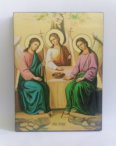 Святая Троица, 30x40x4 см, арт И13578 Святая Троица, 30x40x4 см, арт И13578