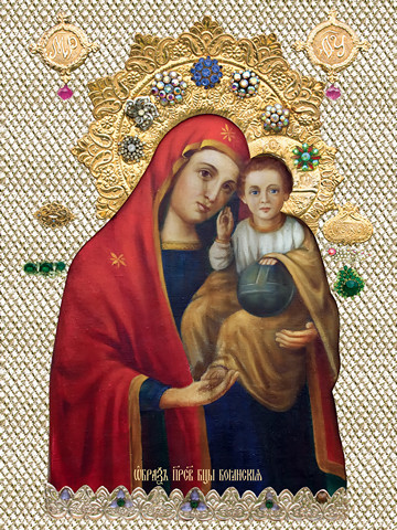 Боянская икона божьей матери, 30x40x4 см, арт Ид10347