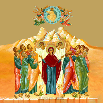 Вознесение Господне, 30x40x4 см, арт Ид12212