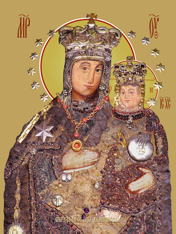 Далешивская икона божьей матери, 15x20 см, арт Ид3280