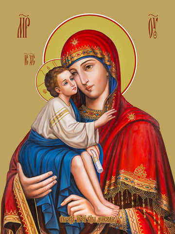 Донская икона божьей матери, 35x48 см, арт Ид15747