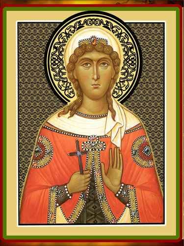 Великомученица Варвара, 15x20 см, арт А173 Великомученица Варвара, 15x20 см, арт А173
