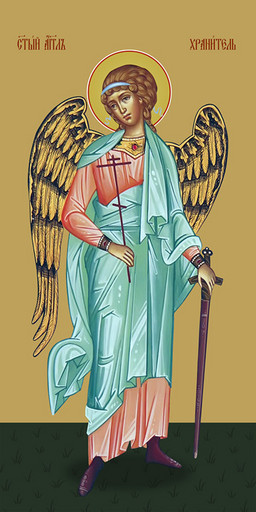 Мерная икона, Ангел-Хранитель, 50x100 см, арт Ид24631