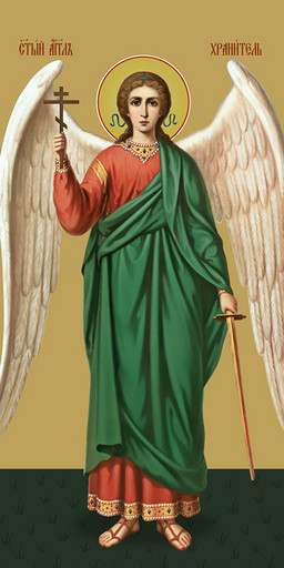 Мерная икона, Ангел-Хранитель, 50x100 см, арт Ид24633