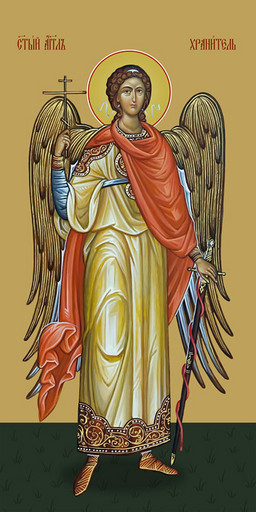 Мерная икона, Ангел-Хранитель, 50x100 см, арт Ид24636