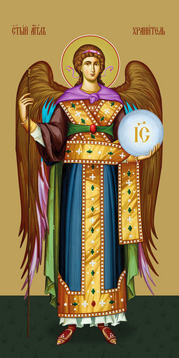 Мерная икона, Ангел-Хранитель, 50x100 см, арт Ид24638