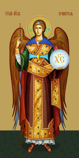 Мерная икона, Ангел-Хранитель, 50x100 см, арт Ид24639