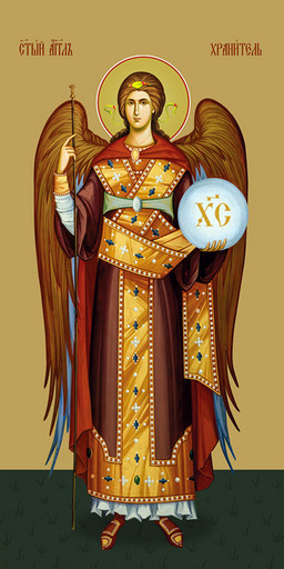 Мерная икона, Ангел-Хранитель, 50x100 см, арт Ид24640
