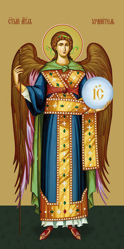 Мерная икона, Ангел-Хранитель, 50x100 см, арт Ид24641