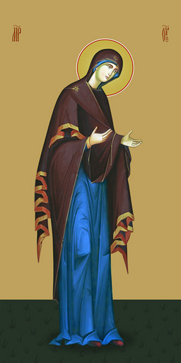 Мерная икона, Пресвятая Богородица, 50x100 см, арт Ид24672