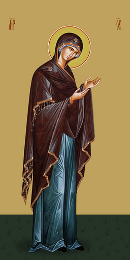 Мерная икона, Пресвятая Богородица, 50x100 см, арт Ид24674