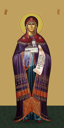 Мерная икона, Пресвятая Богородица, 50x100 см, арт Ид24676