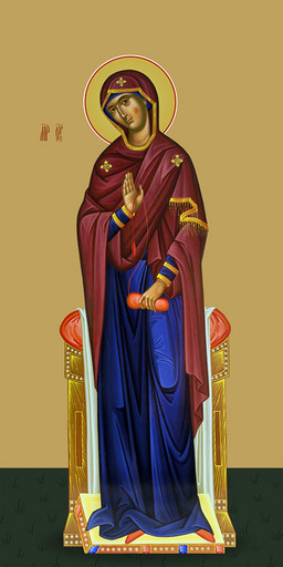 Мерная икона, Благовещение (Богородица), 50x100 см, арт Ид24688