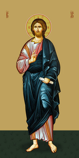 Мерная икона, Господь Вседержитель, 50x100 см, арт Ид24782 Мерная икона, Господь Вседержитель, 50x100 см, арт Ид24782