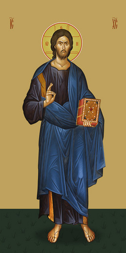 Мерная икона, Господь Вседержитель, 50x100 см, арт Ид24784 Мерная икона, Господь Вседержитель, 50x100 см, арт Ид24784