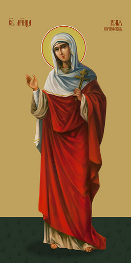 Мерная икона, Иулия Коринфская (Анкирская), мученица, 25x52 см, арт Ид14872