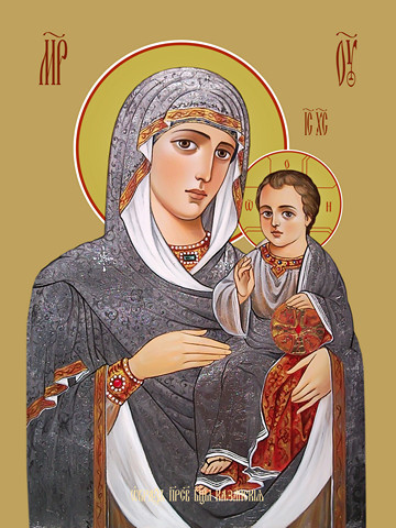 Казанская икона божьей матери, 30x40x4 см, арт Ид10461