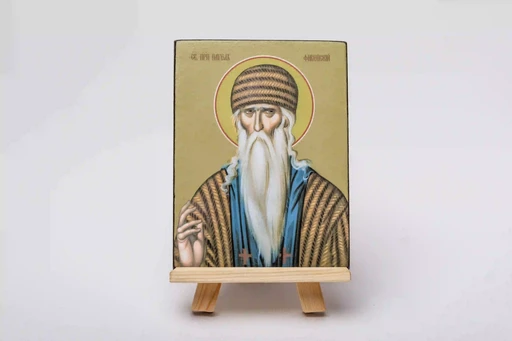 Павел Фивейский, преподобный, 12x16x3 см, арт Ид4149