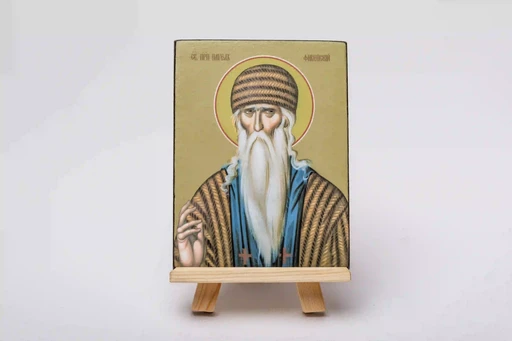 Павел Фивейский, преподобный, 12x16x3 см, арт Ид4149