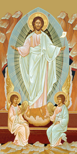 Мерная икона, Воскресение Христово, 50x100 см, арт Ид25285