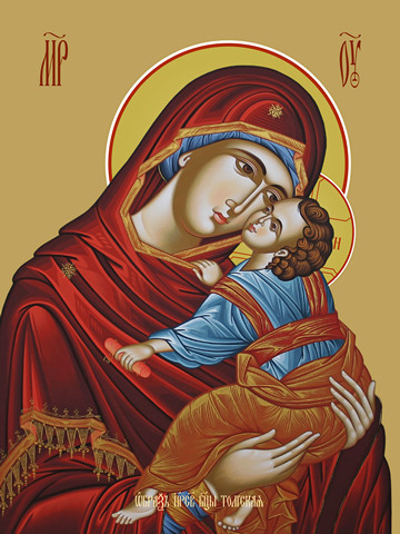 Толгская икона божьей матери, 50x75 см, арт Ид20280