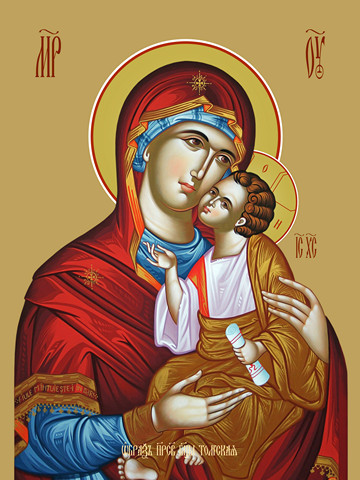 Толгская икона божьей матери, 40x60 см, арт Ид17945