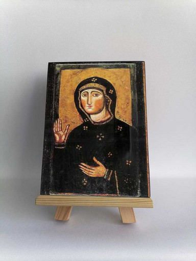 Чудотворная икона Божией Матери Агиосоритисса. 15x20 см, арт Б0164