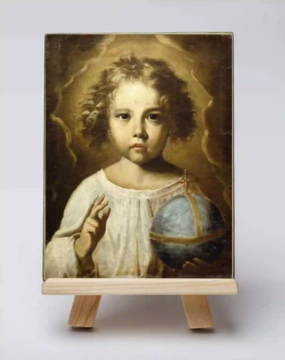 Иисус Спаситель мира, 12x16x3 см, арт А6834