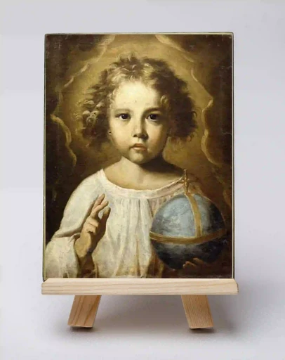 Иисус Спаситель мира, 12x16x3 см, арт А6834