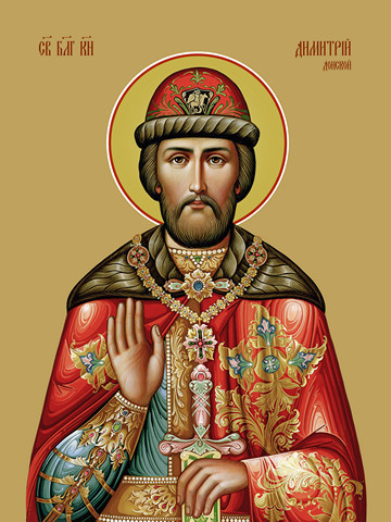 Дмитрий Донской, князь, 30x40x4 см, арт Ид10907