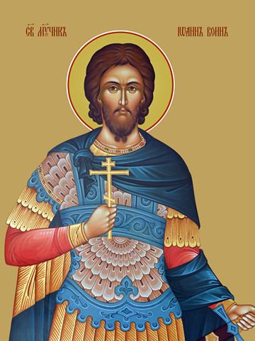 Иоанн Воин, мученик, 30x40x4 см, арт Ид25853