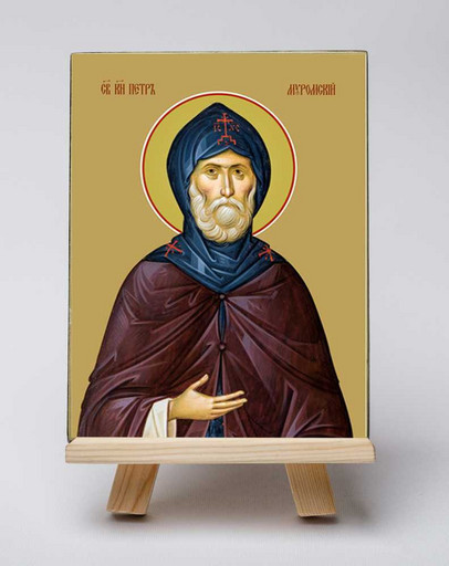 Петр Муромский, святой князь. 12x16x3 см, арт Б0105 Петр Муромский, святой князь. 12x16x3 см, арт Б0105