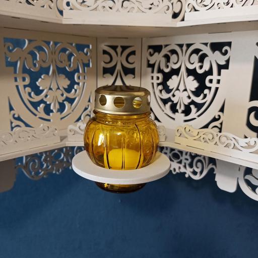 Лампада неугасимая (фонарик) желтая