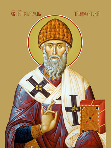 Спиридон Тримифунтский, преподобный, 30x40x4 см, арт Ид11191