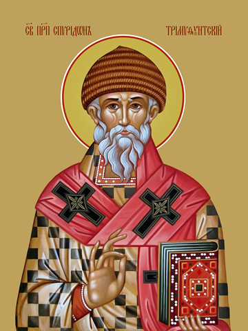 Спиридон Тримифунтский, преподобный, 30x40x4 см, арт Ид11193