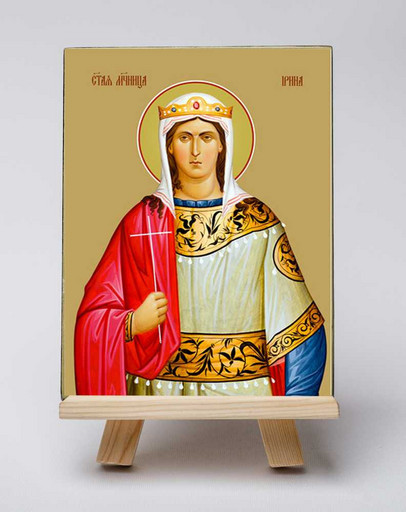 Ирина Македонская, мученица. 12x16x1,8 см, арт Б0135
