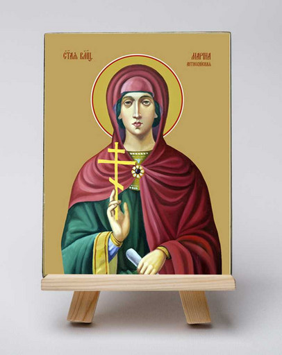 Марина (Маргарита) Антиохийская, святая. 12x16x3 см, арт Б0142