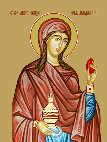 Святая Мироносица Мария Магдалина, 9x12x4 см, арт Ид25431