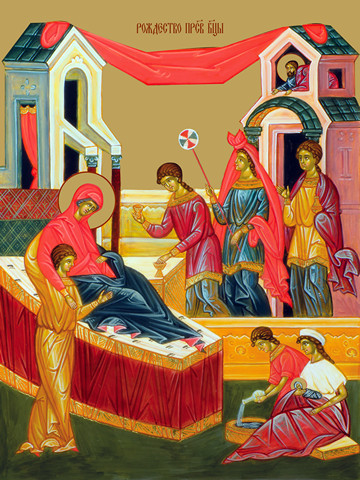 Рождество Пресвятой Богородицы, 30x40x4 см, арт Ид11649