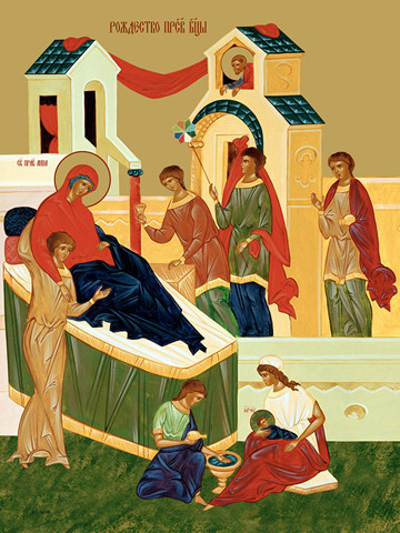 Рождество Пресвятой Богородицы, 30x40x4 см, арт Ид11672
