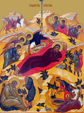 Рождество Христово, 30x40x4 см, арт Ид11653