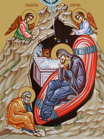 Рождество Христово, 30x40x4 см, арт Ид11687