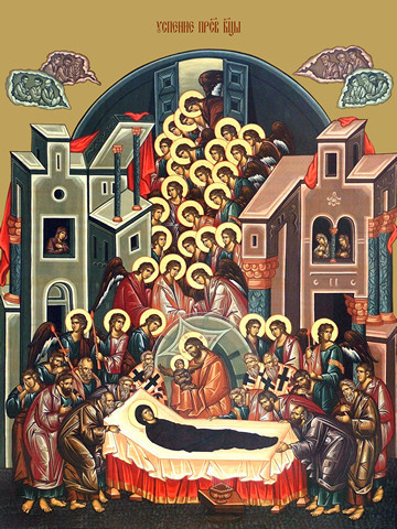 Успение Богородицы, 30x40x4 см, арт Ид11722