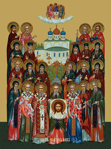 Собор святых Савв, 25x28 см, арт Ид7207
