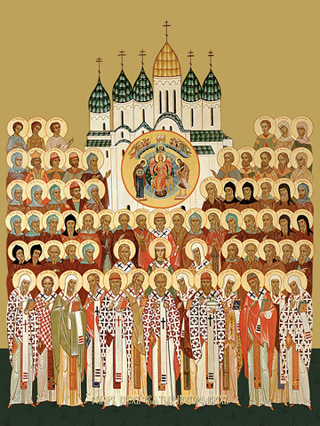Собор всех святых Новгородских, 25x34 см, арт Ид9539